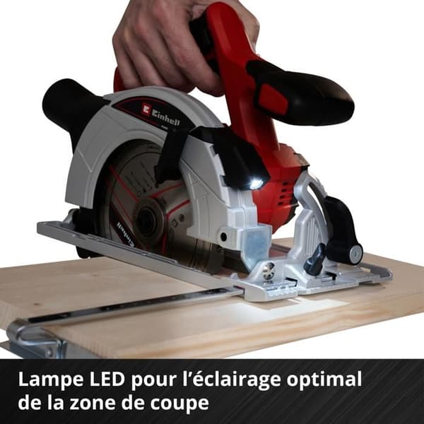 Sladdlös cirkelsåg - EINHELL - TE-CS 18/165-1 Li - 18V - 65 mm skärdjup