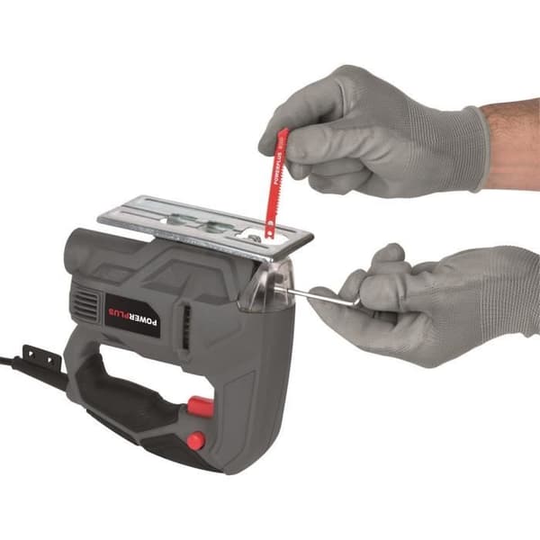 POWERPLUS POWE30010 sticksåg - Justerbar vinkel - 450 W - Kapning 55/5mm
