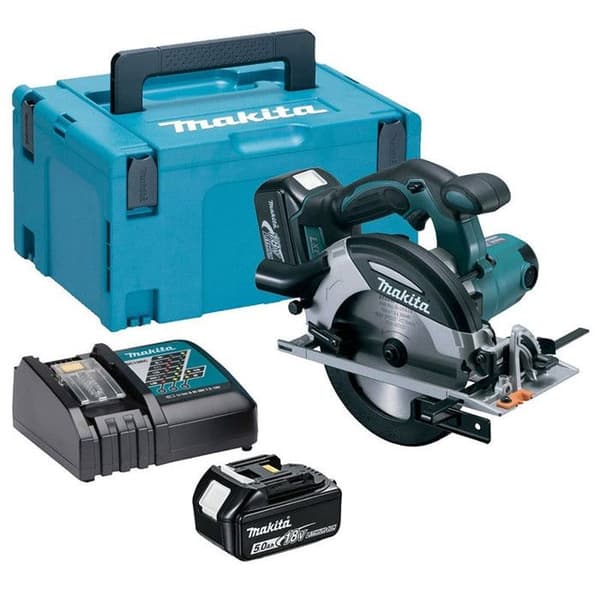Cirkelsåg 18V LXT Ø165 mm (2x5,0 Ah) i MAKPAC - MAKITA DHS630RTJ