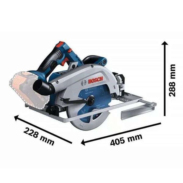 18V cirkelsåg GKS 18V-68 GC Professional (utan batteri eller laddare) + L-BOXX box - BOSCH - 06016B5100