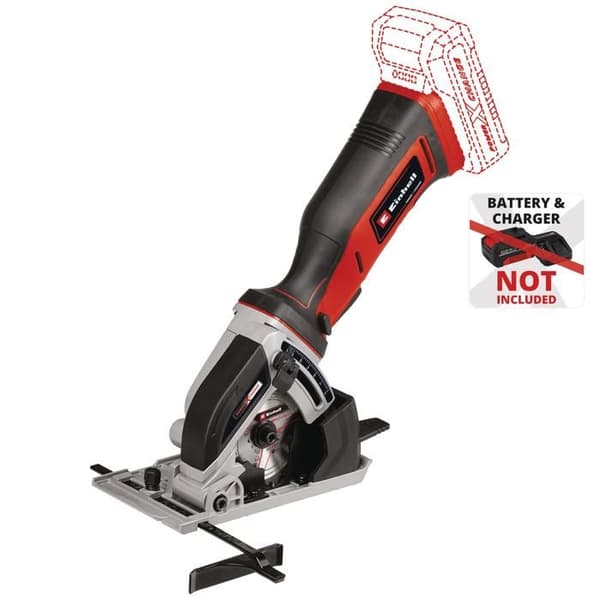 Einhell Cirkelsåg 89mm utan sladd TE-CS 18/89 Li-Solo Power X-Change (18V, 89 mm diameter) Levereras utan batteri eller laddare
