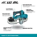 Miniatyrbild 2 av 3: Bandsåg - MAKITA - DPB183Z - 18 V - Li-Ion - Enbart produkt