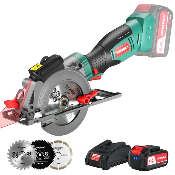 Batteridrevet rundsav, 3300 RPM hastighed, 18V batteri,EU, 18V Sav(DC)