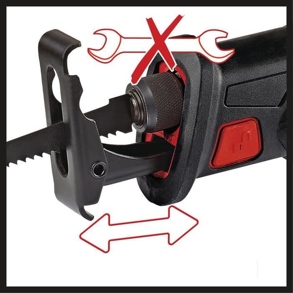Einhell Sladdlös sågbjörn TE-AP 18 Li Solo -Power X-Change (18V, Slagningshöjd 22 mm) Levereras utan batteri och laddare