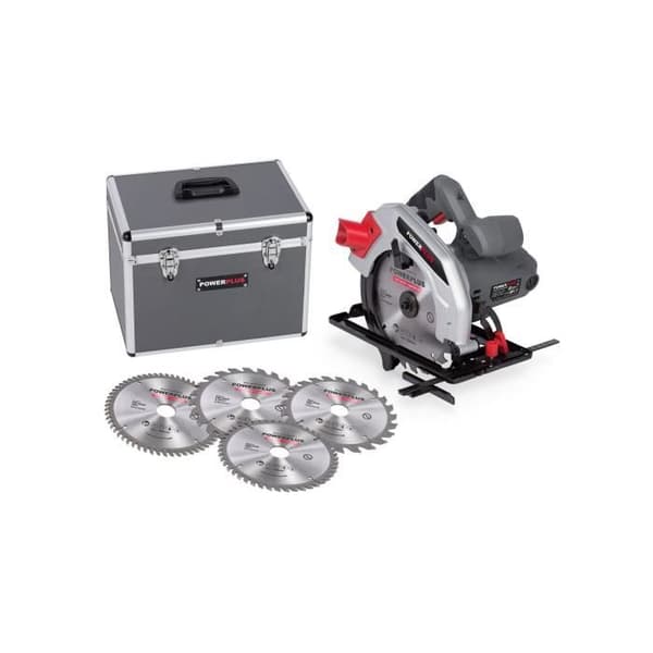 POWERPLUS elektrisk cirkelsåg - 1200 W - 185 mm - Enkel sågning av trä - POWESET4