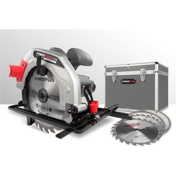 POWERPLUS elektrisk cirkelsåg - 1200 W - 185 mm - Enkel sågning av trä - POWESET4