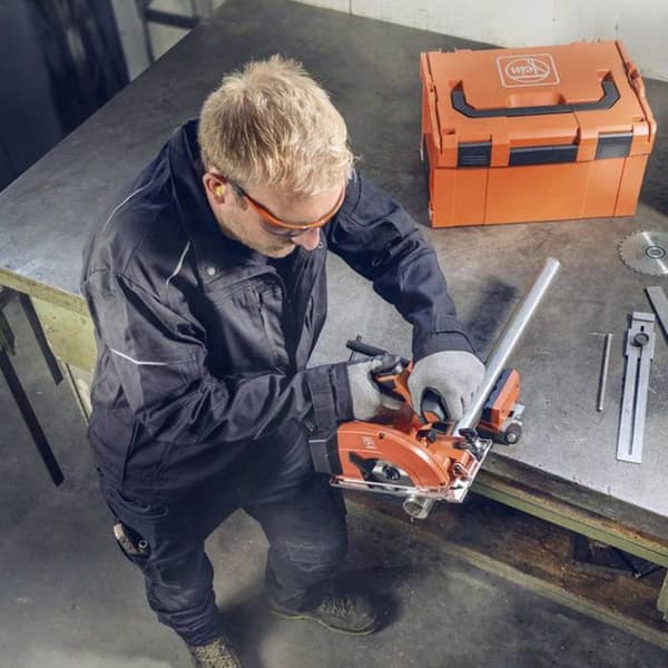 Fein AHKS 18-57 AS Sladdlös bärbar cirkelsåg + väska, utan batteri, utan 18 V laddare