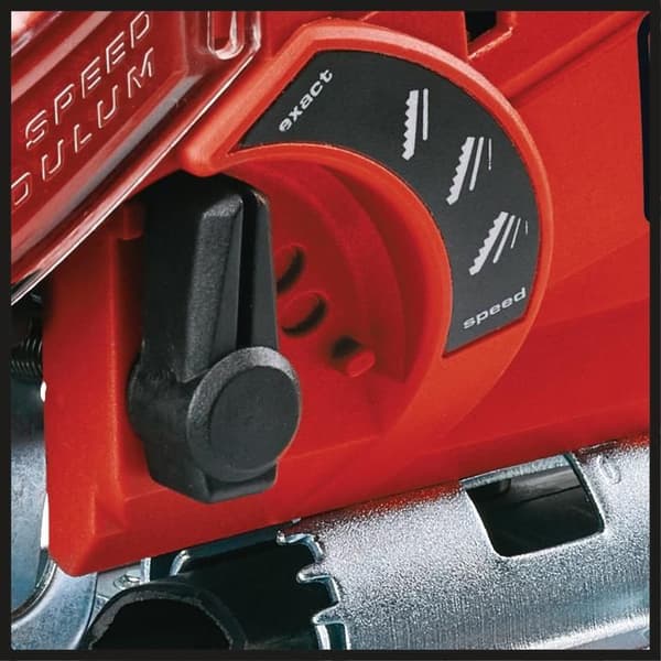 Einhell Sticksåg TC-JS 85 (620 W, max. 85 mm, 45° snittvinkel, 4-nivå svänghöjd)