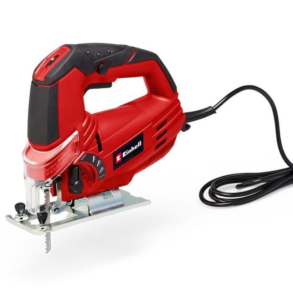 Einhell Sticksåg TC-JS 85 (620 W, max. 85 mm, 45° snittvinkel, 4-nivå svänghöjd)