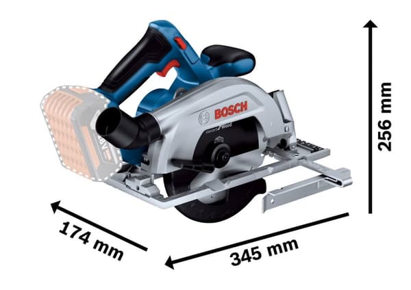 Bosch GKS 185-Li 18V batteridrevet rundsav