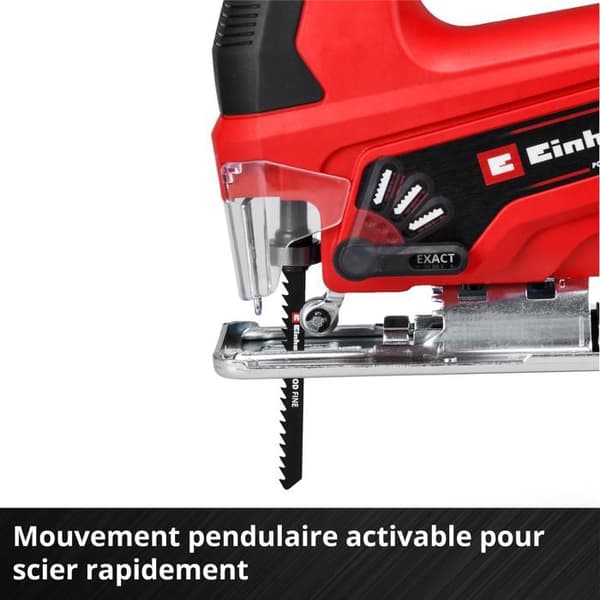 Einhell Sticksåg utan sladd TC-JS 18 Li - Solo Power X-Change (18V) Levereras utan batteri eller laddare