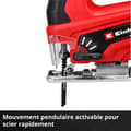 Miniatyrbild 3 av 4: Einhell Sticksåg utan sladd TC-JS 18 Li - Solo Power X-Change (18V) Levereras utan batteri eller laddare