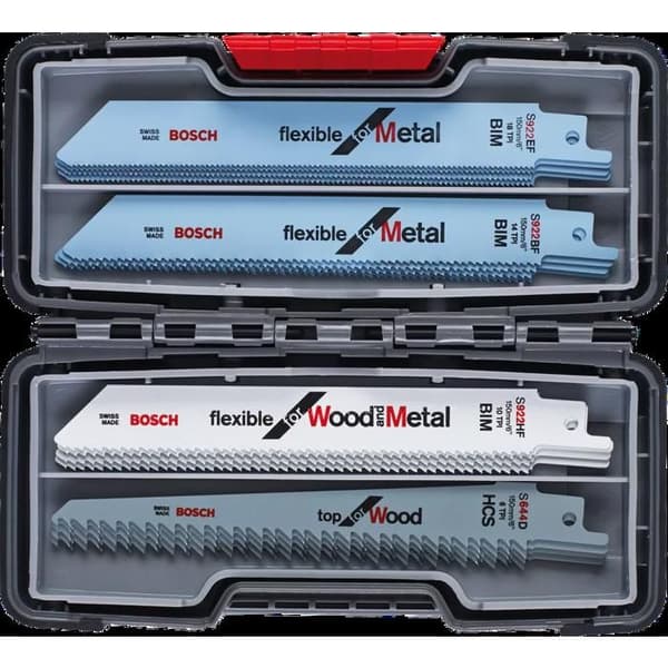 Sabre sågblad - BOSCH - 2607010902 - Låda med 20 blad - Metall och trä - S-format skaft