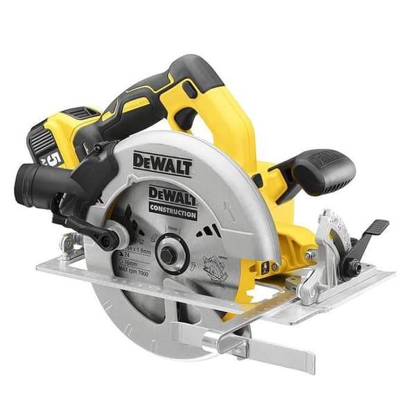 DeWALT DCS570P2 18V 5Ah Borstlös 184mm sladdlös cirkelsåg - Batterier ingår