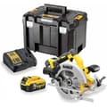 Miniatyrbild 1 av 5: DeWALT DCS570P2 18V 5Ah Borstlös 184mm sladdlös cirkelsåg - Batterier ingår