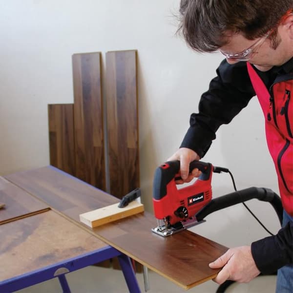 Einhell Sticksåg TC-JS 80/1 Kit (550 W, 3 000 varv/min) Levereras med 3 T-formade blad