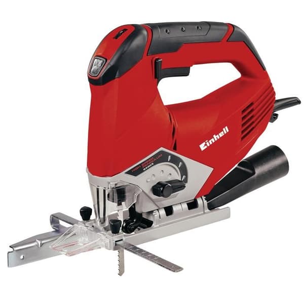 Einhell Pendelsåg TE-JS 100 (750 W, Elektronisk variator, Nejlbar fot, Blåsfunktion, Skärguide)