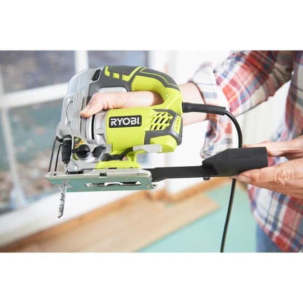 RYOBI pendelsticksåg - 680W - LED - Infällbar skärguide