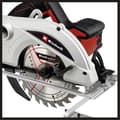 Miniatyrbild 3 av 5: Einhell Cirkelsåg Ø190mm TC-CS 1410 (1410 W, Ø190 x Ø30 mm, max. 67 mm, delningkniv, spindellås)
