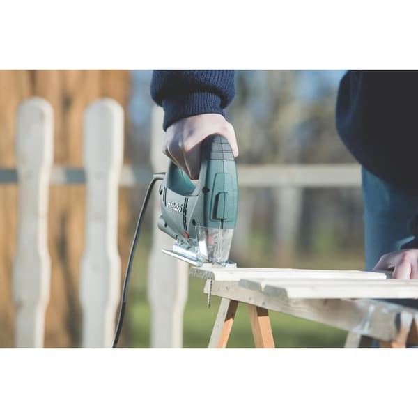 METABO STEB 70 Quick sticksåg - 570 W - Softgrip handtag - Spånblåsare - Variabel hastighet - Grå