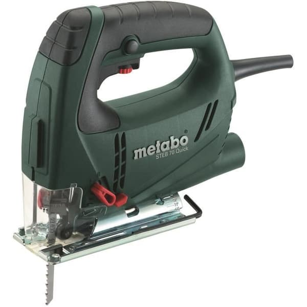 METABO STEB 70 Quick sticksåg - 570 W - Softgrip handtag - Spånblåsare - Variabel hastighet - Grå