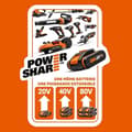 Miniatyrbild 2 av 4: WORX - Trådlös cirkelsåg 20V - WX543 - max 80 mm Levereras med batteri och laddare