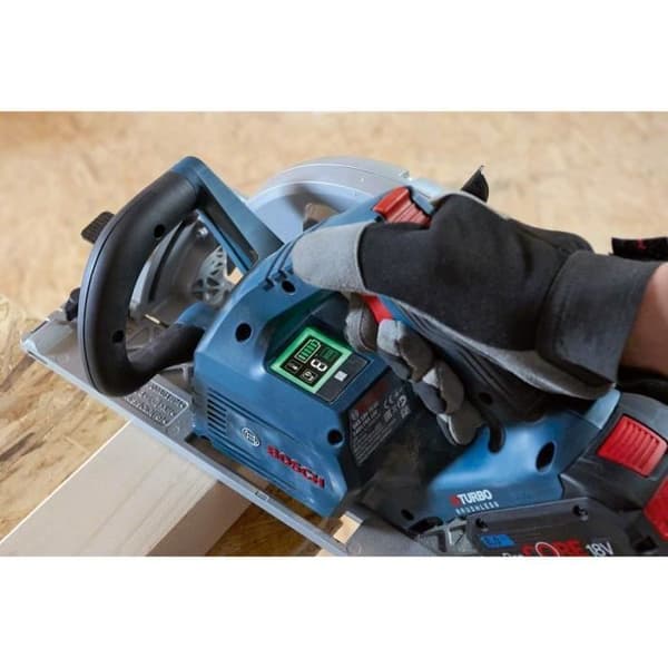 Cirkelsåg Bosch Professional GKS 18V + 2 batterier 5,5Ah Procore 18V + laddare