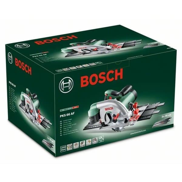 BOSCH Cirkelsåg PKS66AF 1600W + skena