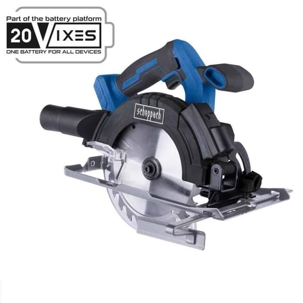 Sladdlös cirkelsåg C-HCS165-X - 165 mm klinga maxsågning 53 mm vid 90° - SCHEPPACH 20V IXES - utan batteri eller laddare