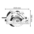 Miniatyrbillede 3 af 5: Bosch Professional GKS 85G rundsav - 060157A900