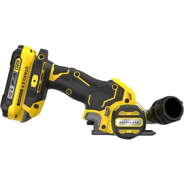 Minicirkelsåg - STANLEY FATMAX V20 - SFMCM300D2-QW - 75 mm borstlös - Litium 18V - 2 batterier 2Ah