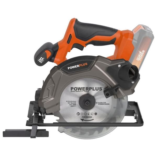Akku-rundsav 20V 165mm + 1x 24D klinge - Dual Power POWDP25200 - leveres uden batteri eller oplader