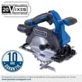 Miniatyrbillede 2 af 6: Akku-rundsav BC-CS165-X - børsteløs 165 mm klinge maks. snit 55 mm ved 90° - SCHEPPACH 20V IXES - uden batteri eller oplader