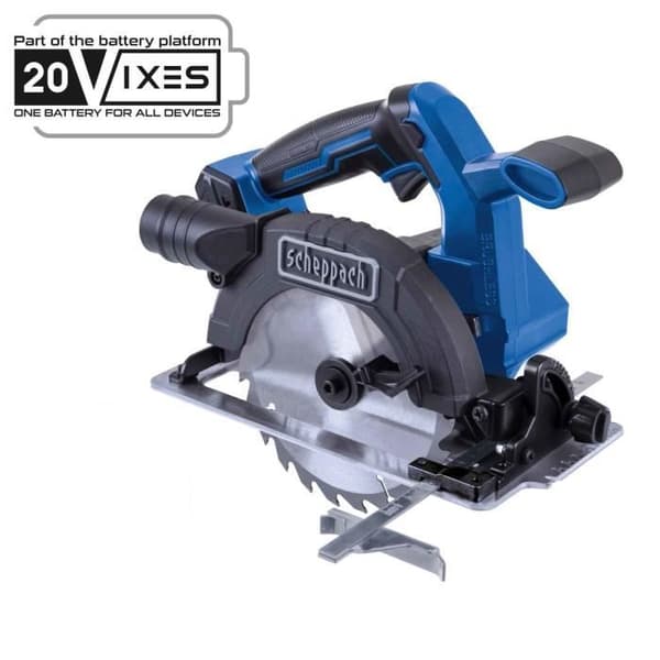 Akku-rundsav BC-CS165-X - børsteløs 165 mm klinge maks. snit 55 mm ved 90° - SCHEPPACH 20V IXES - uden batteri eller oplader