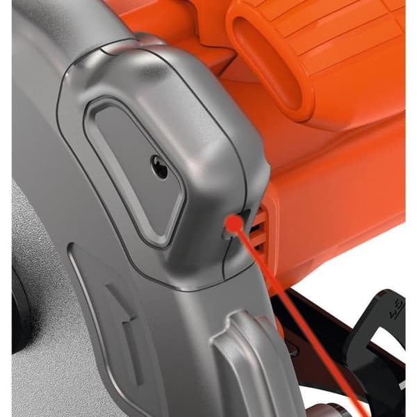 BLACK+DECKER 1250W Cirkelsåg med sladd (Levereras med 1 klinga + 1 parallellanslag + 1 insexnyckel) - CS1250L-QS