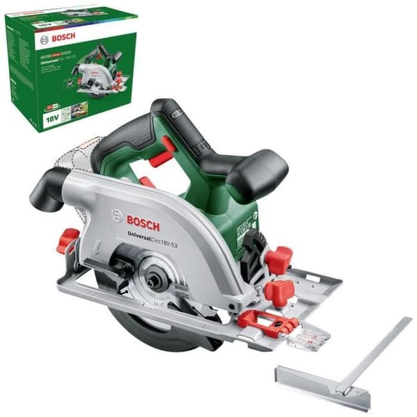 Bosch Home and Garden Universal Circ 18V-53 akkukäyttöinen käsipyörösaha - maks. sahaussyvyys 53 mm