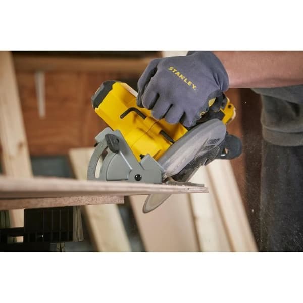 165 mm cirkelsåg - 18V - 16 mm borrning, 4000 rpm - V20-serien - STANLEY FATMAX, SFMCS500M1S-QW