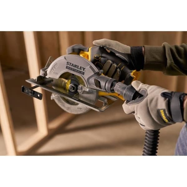 165 mm cirkelsåg - 18V - 16 mm borrning, 4000 rpm - V20-serien - STANLEY FATMAX, SFMCS500M1S-QW
