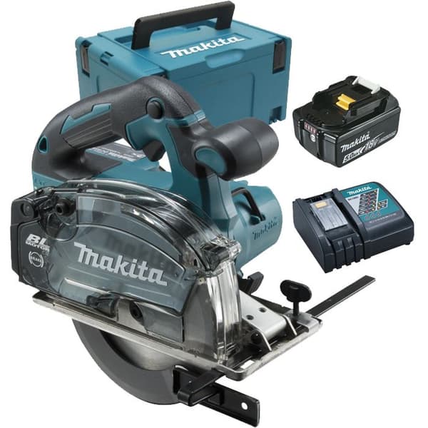 MAKITA DCS553RTJ metallcirkelsåg - 18V Li-Ion 5 Ah Ø 150 mm