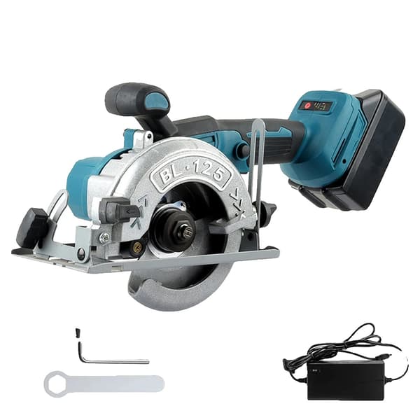 Langaton pyörösaha, 5-tuumainen terä, 6500 RPM tyhjällä kuormalla,1* akulla