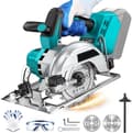 Miniatyrbild 2 av 2: Cirkelsåg, 1500W borstlös motor, 6000 RPM hastighet,Ingen batteri