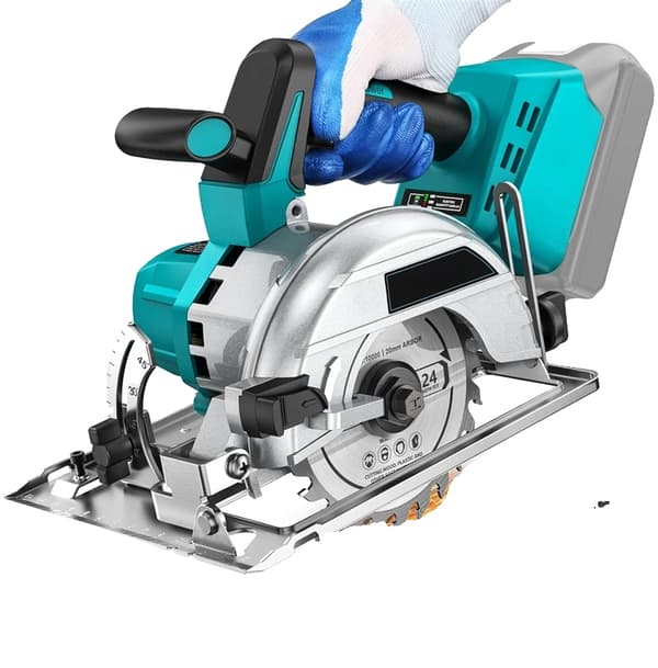 Cirkelsav, 1500W børsteløs motor, 6000 RPM hastighed,Ingen batteri