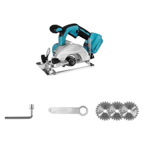 Elektrisk Cirkelsåg, Borstlös Motor, Multifunktionell, Med 3 Blad