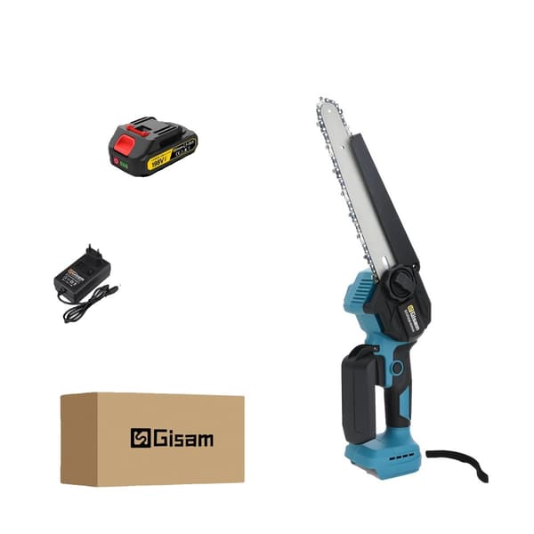 Kedjesåg, Borstlös Motor, Batteridriven, Komplett Set,1 Batteri
