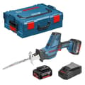 Miniatyrbild 1 av 4: Bosch Pro Set Sladdlös sabelsåg GSA 18 V-LI C 2 Li-Ion batterier 18 V 5,0 Ah L-BOXX fodral 06016A5002