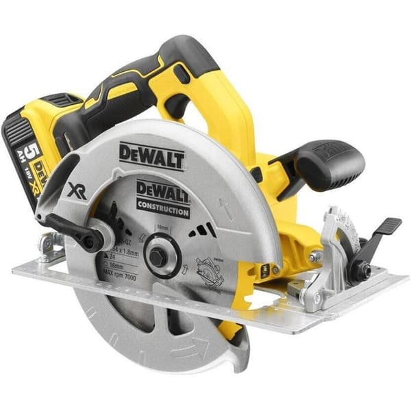 Pack verktyg utan sladd - sticksåg + cirkelsåg - DEWALT - med 2 batterier 18V 5.0Ah - laddare - TSTACK - DCK2012P2T-QW