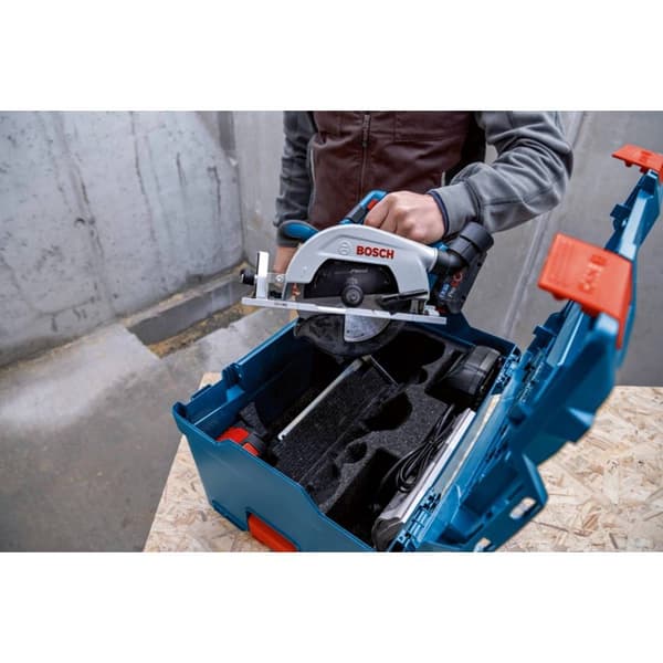 Bosch Professional GKS 18V-57-2 L Cirkelsåg batteridriven 165 mm inkl. 2x batterier, inkl. laddare, inkl. väska 18 V
