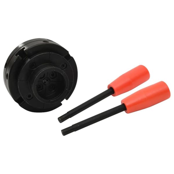 vidaXL 4-backs svarvchuck med M33-koppling stål 100 mm