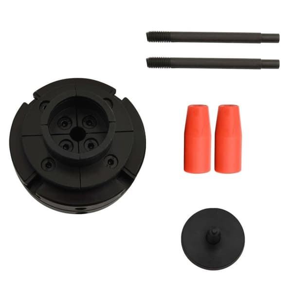vidaXL 4-backs svarvchuck med M33-koppling stål 100 mm