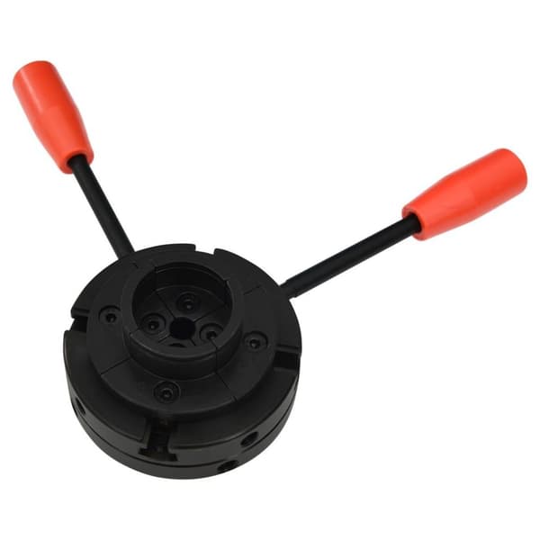 vidaXL 4-backs svarvchuck med M33-koppling stål 100 mm